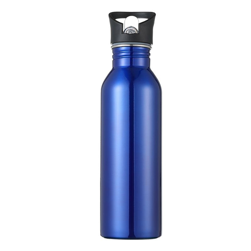 Wholesale single wall stainless steel sport water bottle with hanging buckle 500ml ~ 1000ml Steel Wholesale single wall stainless steel sport water bottle with hanging buckle 500ml ~ 1000ml Steel
