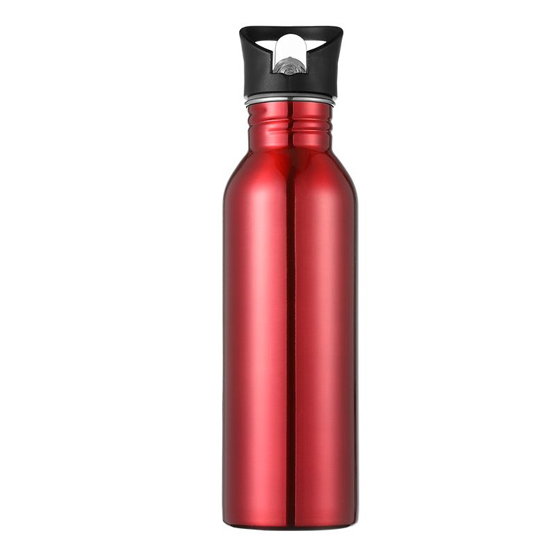 Wholesale single wall stainless steel sport water bottle with hanging buckle 500ml ~ 1000ml Steel Wholesale single wall stainless steel sport water bottle with hanging buckle 500ml ~ 1000ml Steel