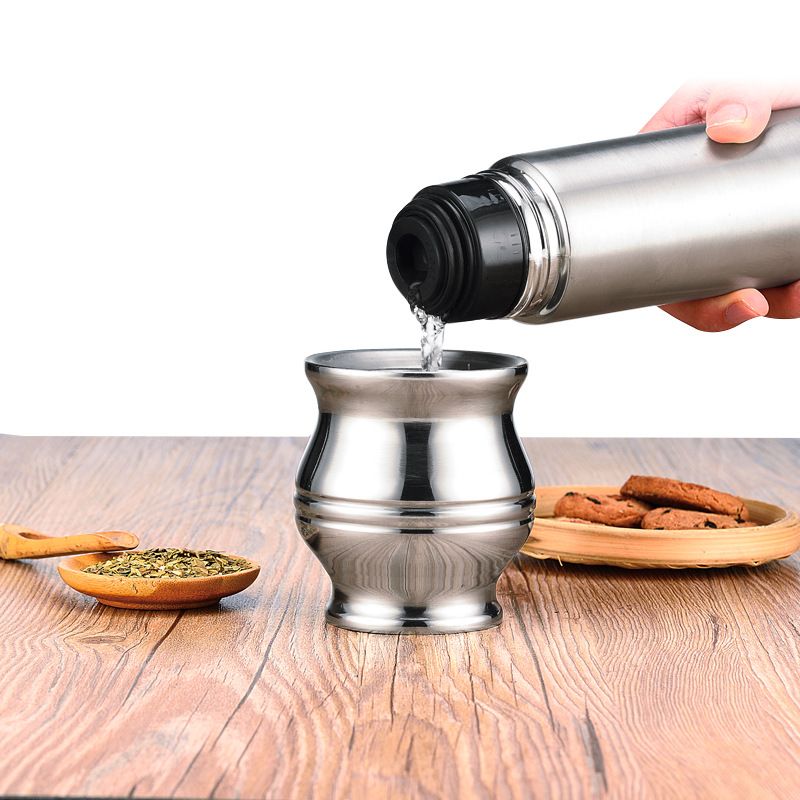Stainless Steel (18/8Pro) Yerba Mate insauled water bottle flask Medium 500ml ~ 1000ml Custom-make Stainless Steel (18/8Pro) Yerba Mate insauled water bottle flask Medium 500ml ~ 1000ml Custom-make