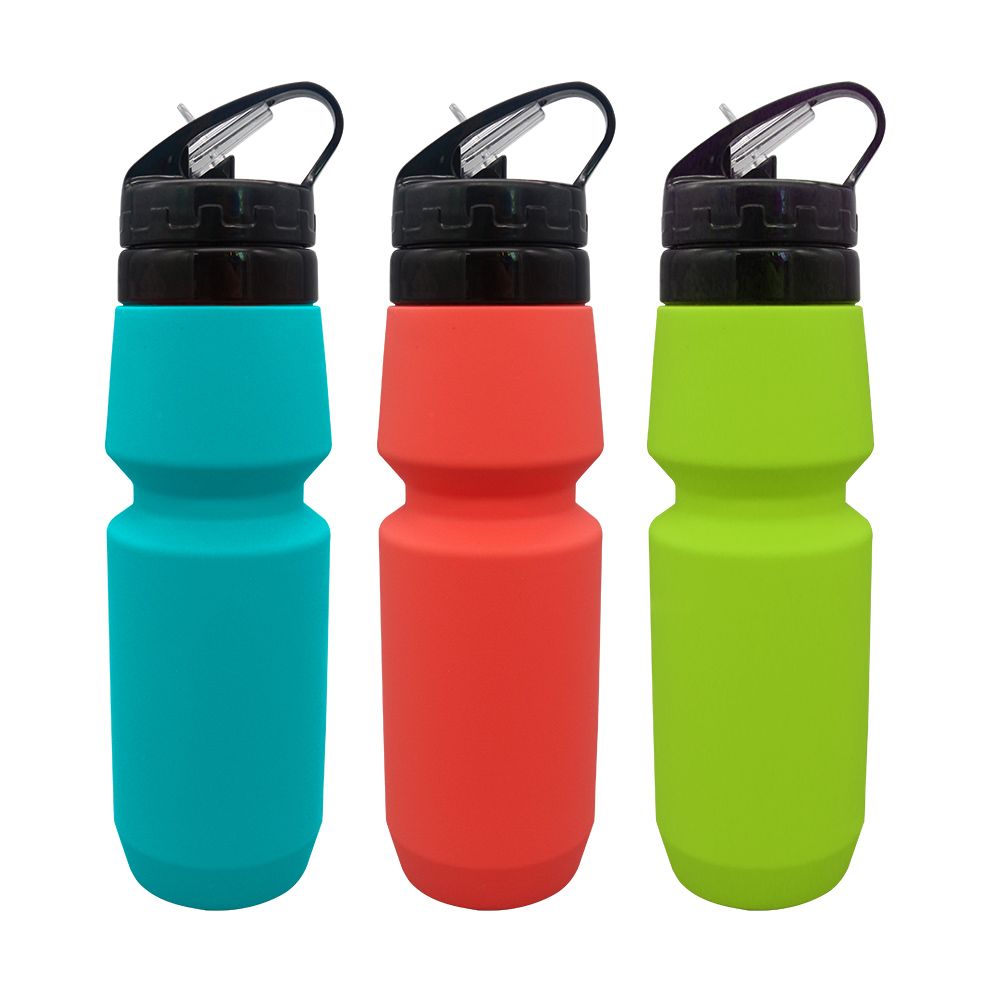 Portable bicycle sports bottle with straw Portable bicycle sports bottle with straw