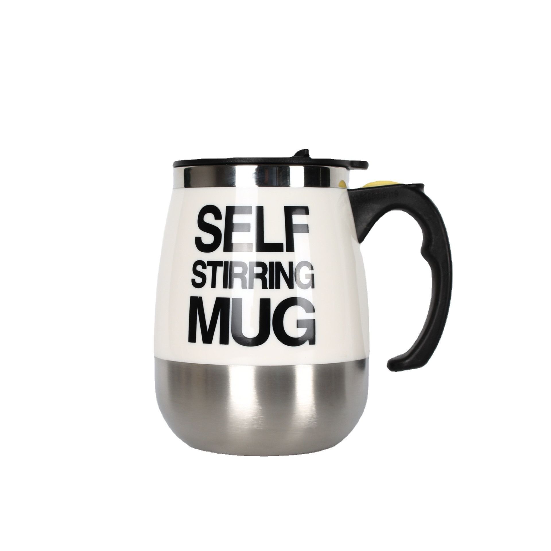 Stainless Steel (18/8Pro) Self auto stirring coffee mug Wide 250ml ~500ml Carnation Stainless Steel (18/8Pro) Self auto stirring coffee mug Wide 250ml ~500ml Carnation