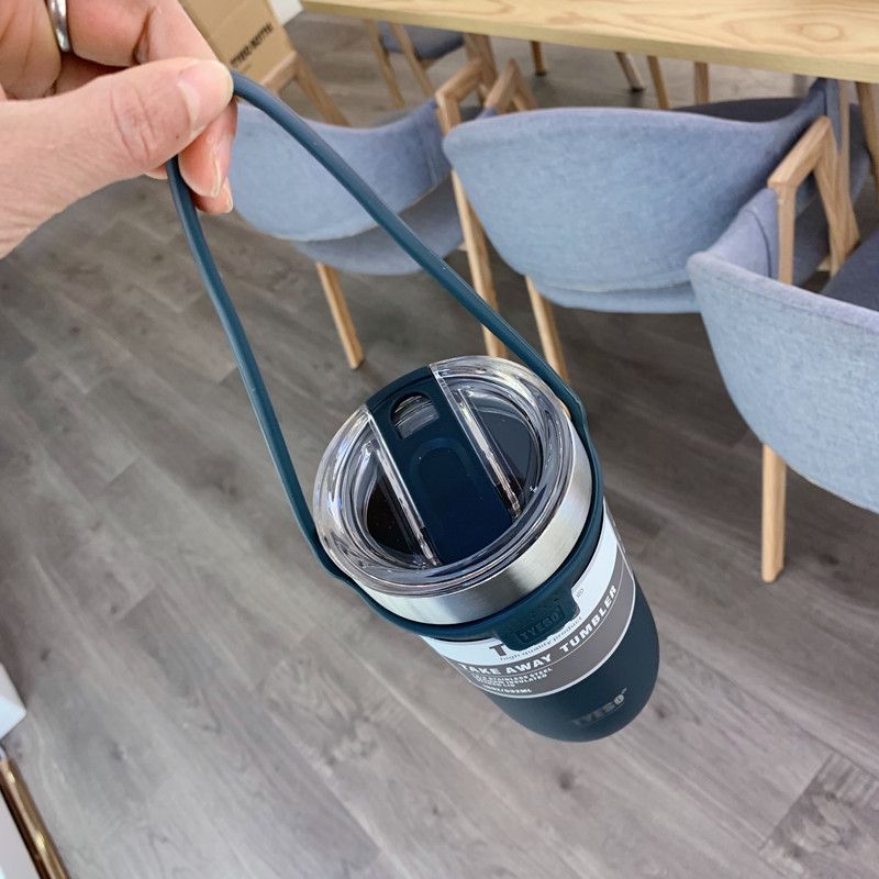 Stainless Steel (18/8Pro) Stainless steel tumbler with silicone handle Wide 250ml ~500ml Laguna Stainless Steel (18/8Pro) Stainless steel tumbler with silicone handle Wide 250ml ~500ml Laguna