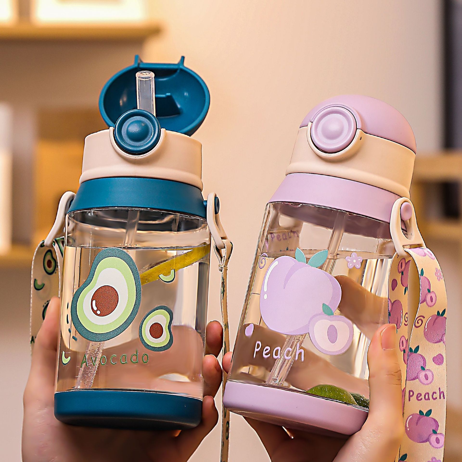 large capacity plastic student water bottle large capacity plastic student water bottle