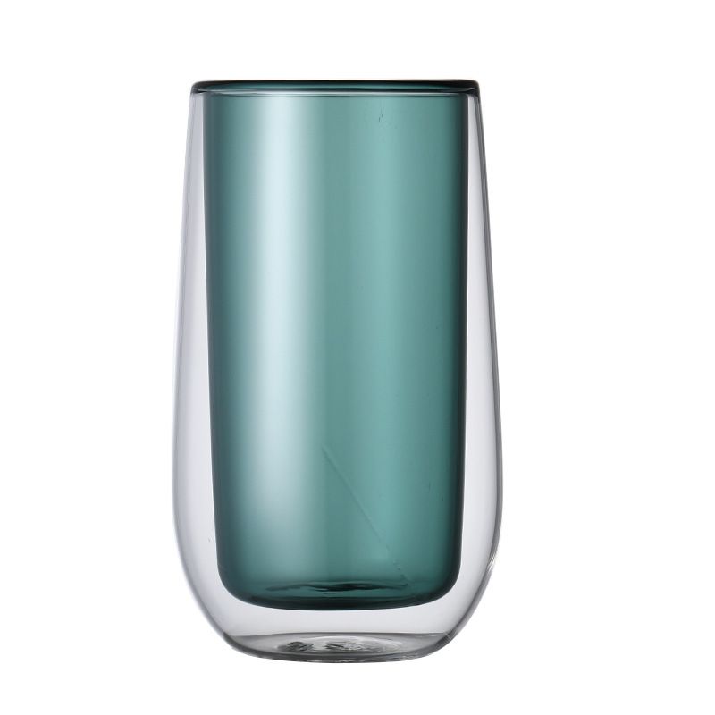 Glass double wall tea cup Glass double wall tea cup