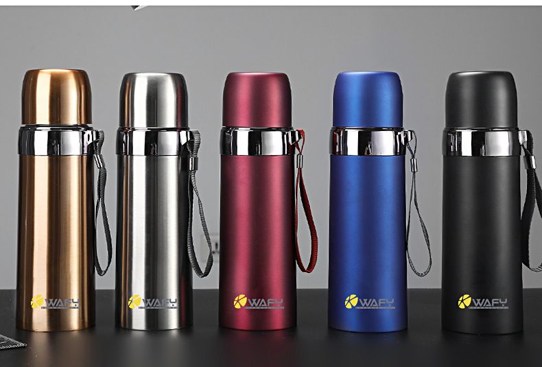 Stainless Steel (18/8Pro) Insulated Thermos Water Bottle Build in Lid flask Wide 500ml ~ 1000ml Custom-make Stainless Steel (18/8Pro) Insulated Thermos Water Bottle Build in Lid flask Wide 500ml ~ 1000ml Custom-make