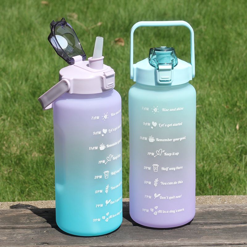wholesale purchase time marker/mesurement large capacity plastic wide mouth chug&spout straw lid BPA-Free outdoor sport water bottle 1000ml ~ 2000ml White wholesale purchase time marker/mesurement large capacity plastic wide mouth chug&spout straw lid BPA-Free outdoor sport water bottle 1000ml ~ 2000ml White
