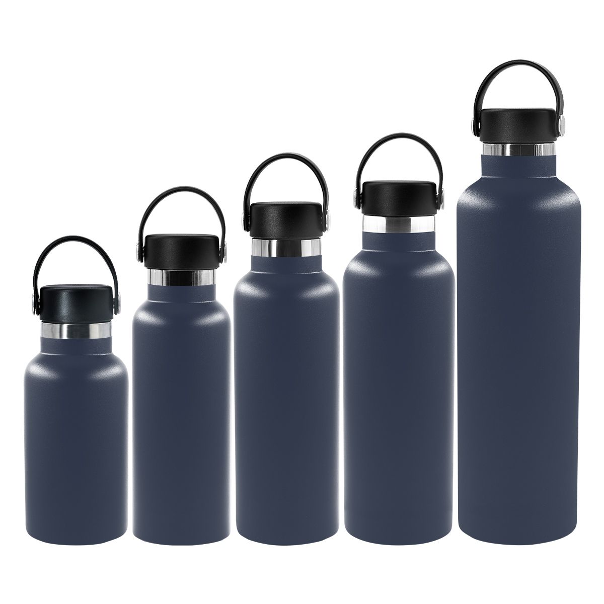 Edelstahl (18/8pro) Edelstahlwasserflasche mit Griff mittel 250 ml ~ 500 ml Alpine Edelstahl (18/8pro) Edelstahlwasserflasche mit Griff mittel 250 ml ~ 500 ml Alpine