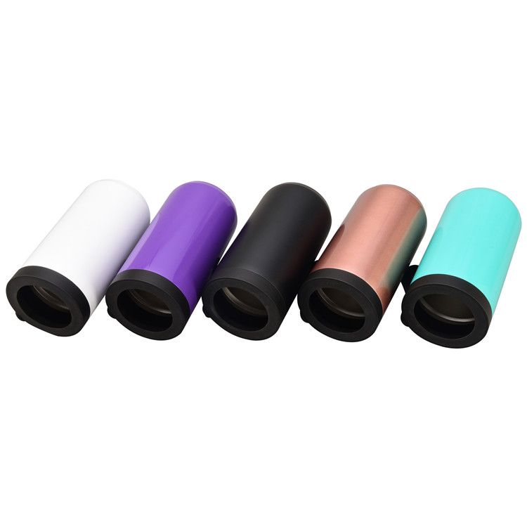 Can cooler with holder  Can cooler with holder