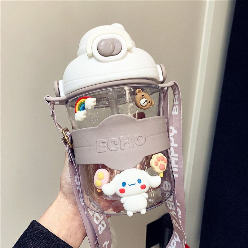 snap cap cute plastic student water bottle snap cap cute plastic student water bottle