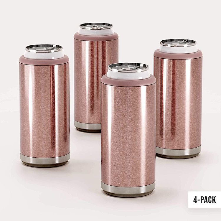 stainless steel slim beer can cooler  stainless steel slim beer can cooler