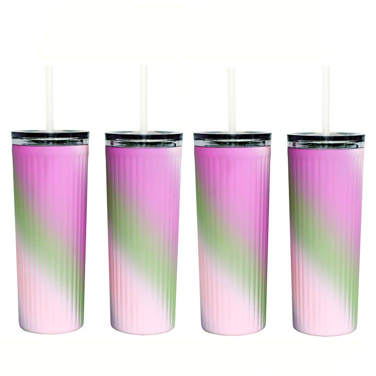 Stainless Steel (18/8Pro) 2024 new style rainbow color Wide 500ml ~ 1000ml Rain