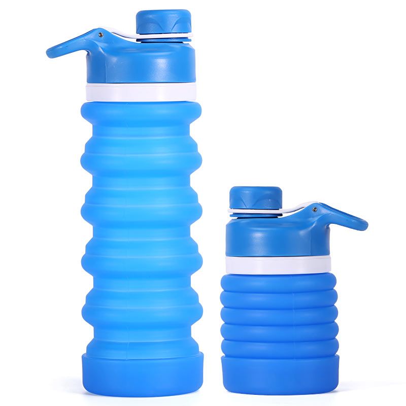 Portable Fordable Silicone Outdoor Pop Up Spout Lid Water Bottle BPA-Free Thin 500ml ~ 1000ml Stone Portable Fordable Silicone Outdoor Pop Up Spout Lid Water Bottle BPA-Free Thin 500ml ~ 1000ml Stone