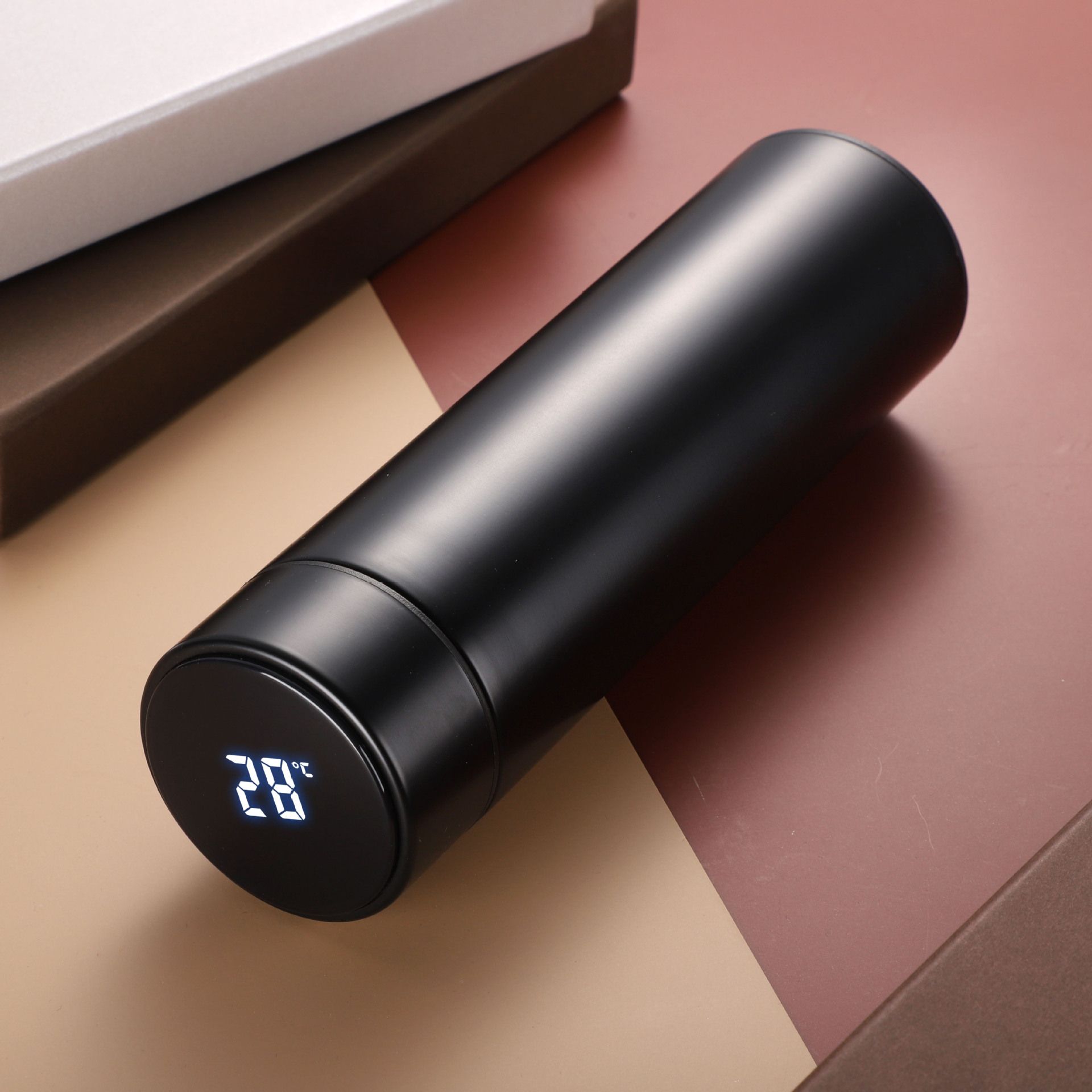Stainless Steel (18/8Pro) Water Bottle with LED Temperature Display Wide 250ml ~500ml Laguna Stainless Steel (18/8Pro) Water Bottle with LED Temperature Display Wide 250ml ~500ml Laguna