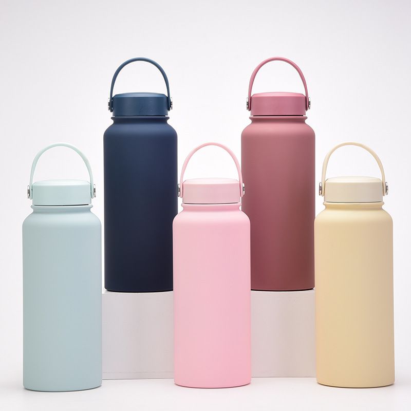 Stainless Steel (18/8Pro) Food Grade Stainless Steel Flask BPA-Free Lid with Handle Wide 250ml ~500ml Custom-make Stainless Steel (18/8Pro) Food Grade Stainless Steel Flask BPA-Free Lid with Handle Wide 250ml ~500ml Custom-make