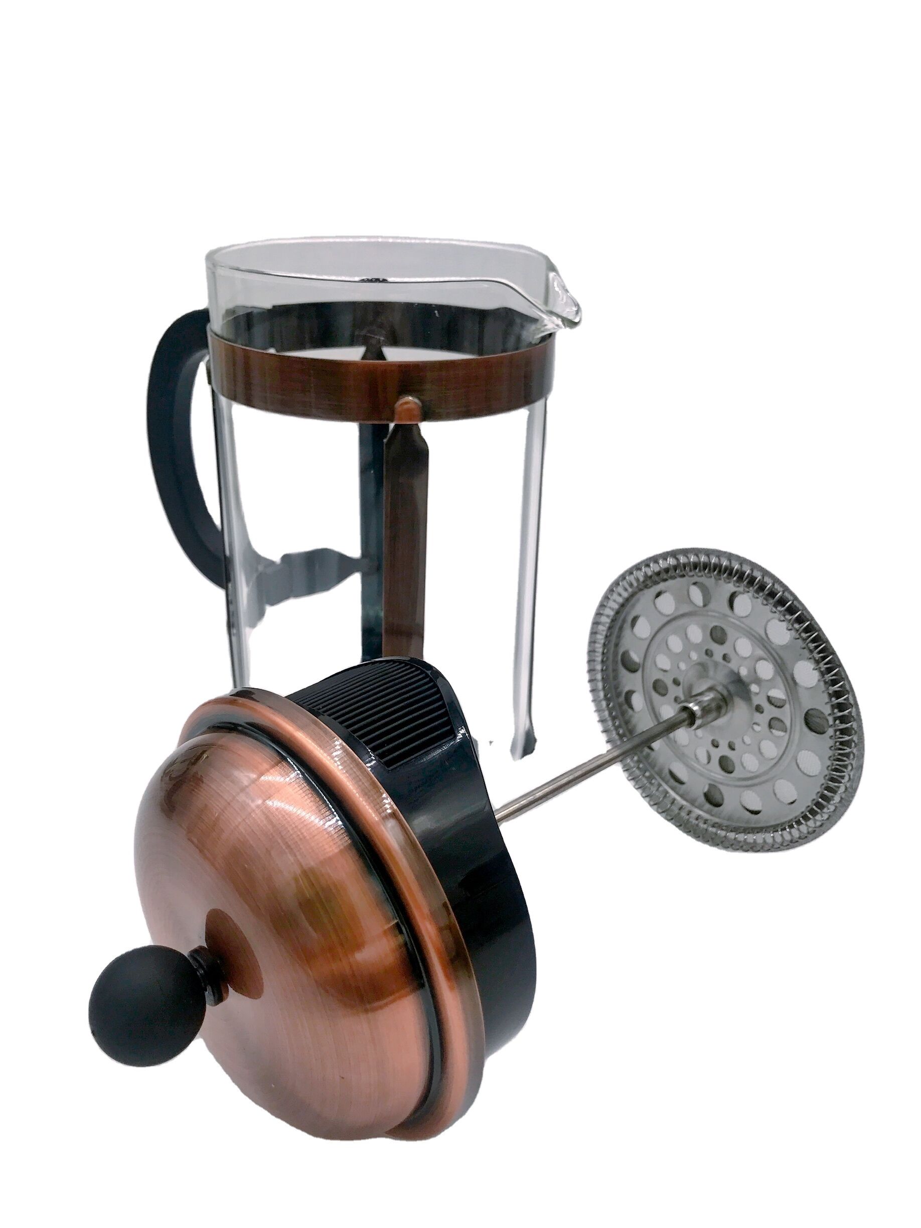 Stainless Steel (18/8Pro) Retro French Press Coffee Maker Wide 1000ml ~ 2000ml Black Stainless Steel (18/8Pro) Retro French Press Coffee Maker Wide 1000ml ~ 2000ml Black
