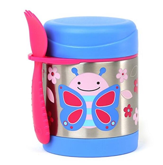 Baby Cartoon food jar with spoon Baby Cartoon food jar with spoon
