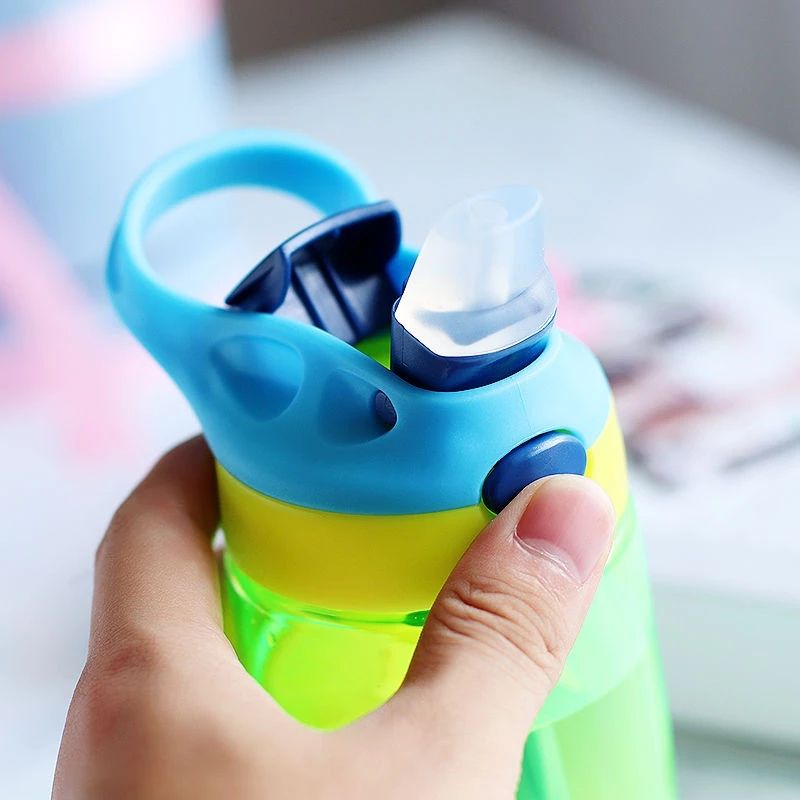 Bpa Free kids Clear Plastic Water Bottle With Straw Bpa Free kids Clear Plastic Water Bottle With Straw