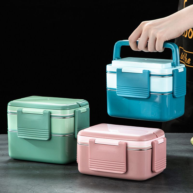 2 layers bento box lunch box  2 layers bento box lunch box