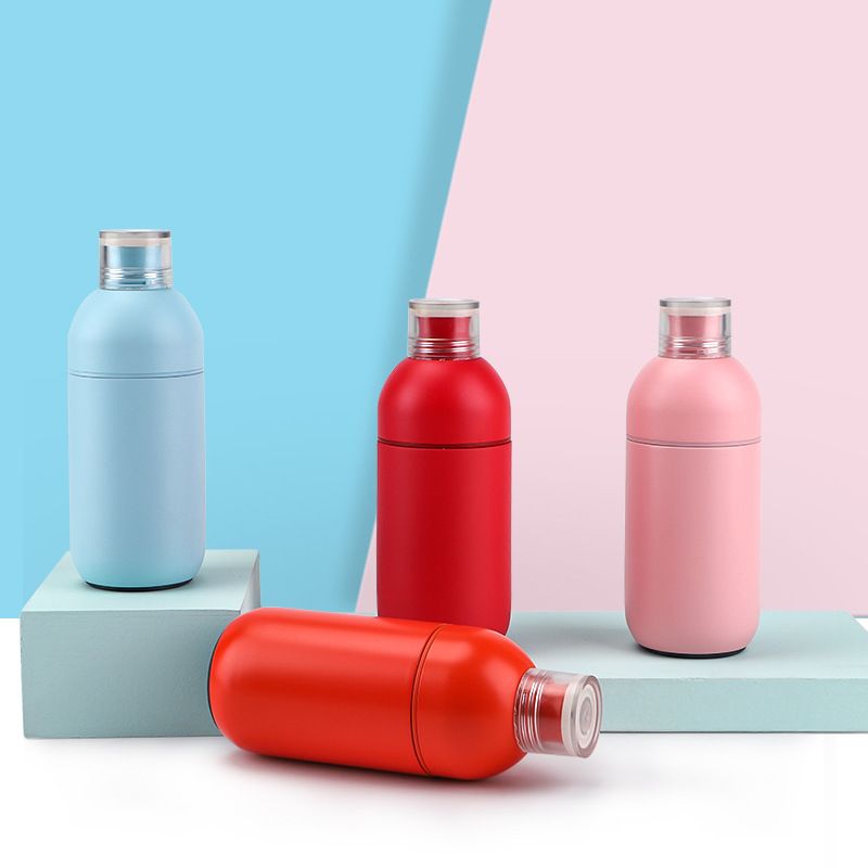 Stainless Steel (18/8Pro) 316 Stainless Steel Thermos Flask Portable Thermos Cup Narrow 250ml ~500ml Black Stainless Steel (18/8Pro) 316 Stainless Steel Thermos Flask Portable Thermos Cup Narrow 250ml ~500ml Black
