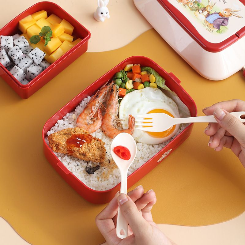 Hot Sale 2 Layers Plastic Lunch Box With Fordable Handle 1000ml ~ 2000ml Blue Hot Sale 2 Layers Plastic Lunch Box With Fordable Handle 1000ml ~ 2000ml Blue