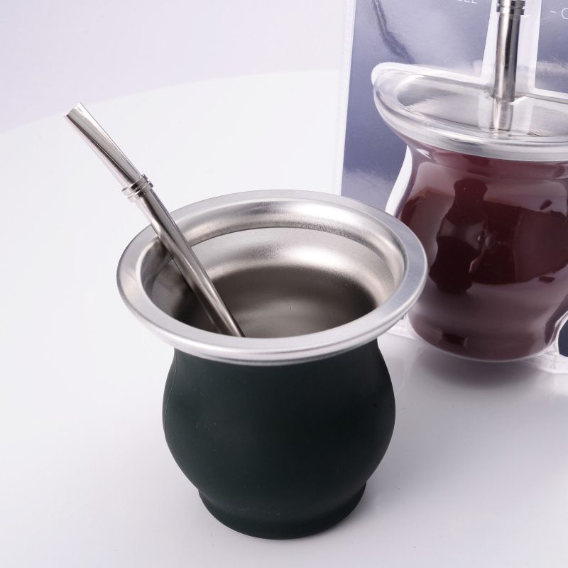 Stainless Steel (18/8Pro) Wide mouth Yerba Mate Cup 8oz 10oz 12oz Wide Up to 250ml Custom-make Stainless Steel (18/8Pro) Wide mouth Yerba Mate Cup 8oz 10oz 12oz Wide Up to 250ml Custom-make