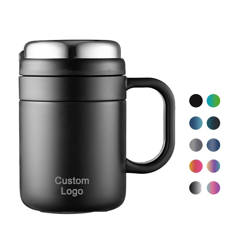 thermos Stainless Steel Custom Mug with Handle thermos Stainless Steel Custom Mug with Handle