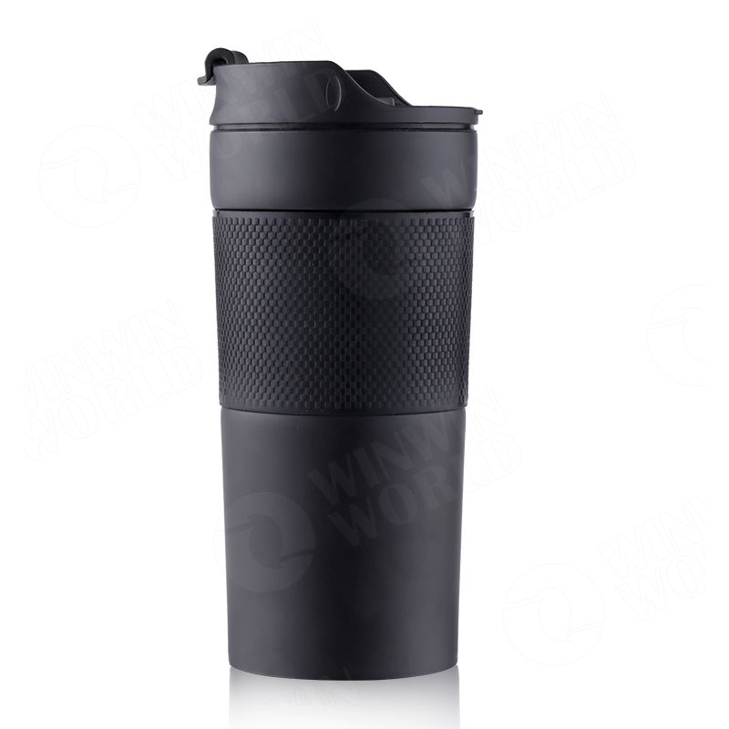 Stainless Steel (18/8Pro) Mini French Press Cofee Mug with Sleeve Wide 250ml ~500ml Custom-make