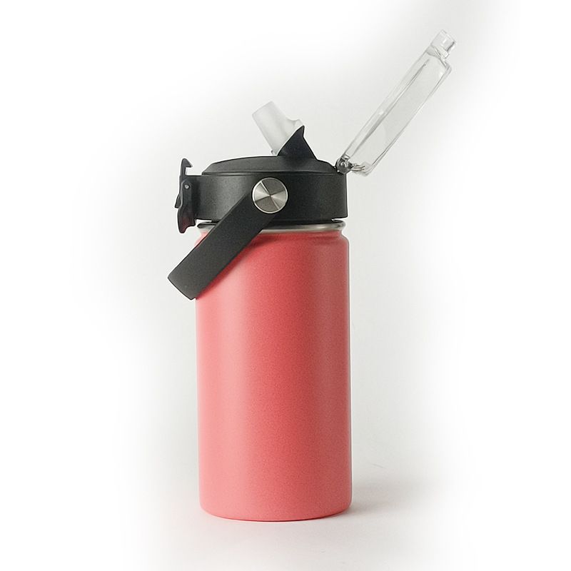 Stainless Steel (18/8Pro) Kids Water Bottle with Straw Spout Wide Mouth Lid 20 oz Wide 250ml ~500ml Custom-make Stainless Steel (18/8Pro) Kids Water Bottle with Straw Spout Wide Mouth Lid 20 oz Wide 250ml ~500ml Custom-make