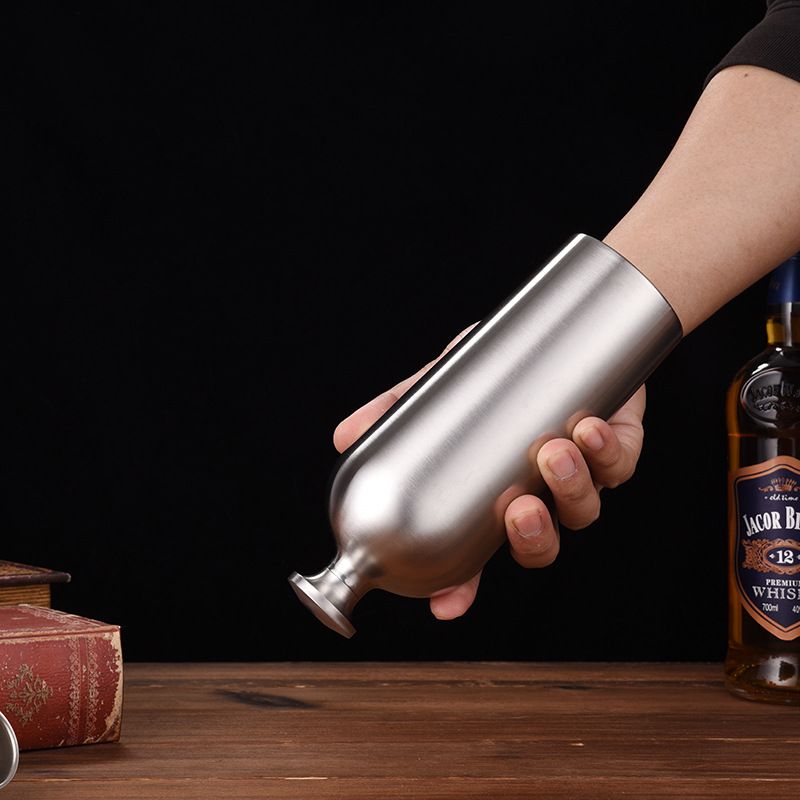 Stainless Steel (18/8Pro) Outdoor survival wine bottle Narrow 250ml ~500ml Steel