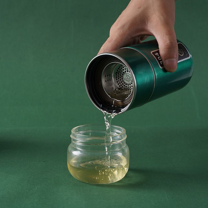 Stainless Steel (18/8Pro) Tea Infuser Water Bottle with Double Walled stainless steel Wide 250ml ~500ml Custom-make Stainless Steel (18/8Pro) Tea Infuser Water Bottle with Double Walled stainless steel Wide 250ml ~500ml Custom-make