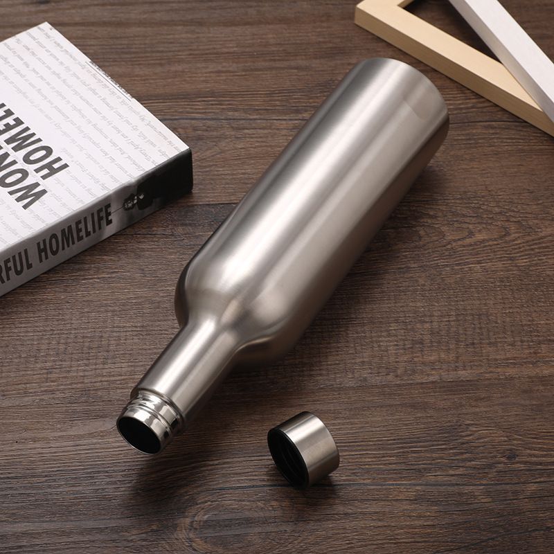 Stainless Steel (18/8Pro) Small mouth red wine bottle stainless steel Narrow 250ml ~500ml Steel