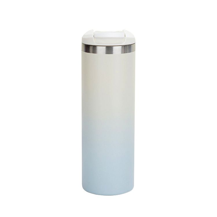 Stainless Steel (18/8Pro) light color pop up lids stainless steel flask Wide 250ml ~500ml Carnation