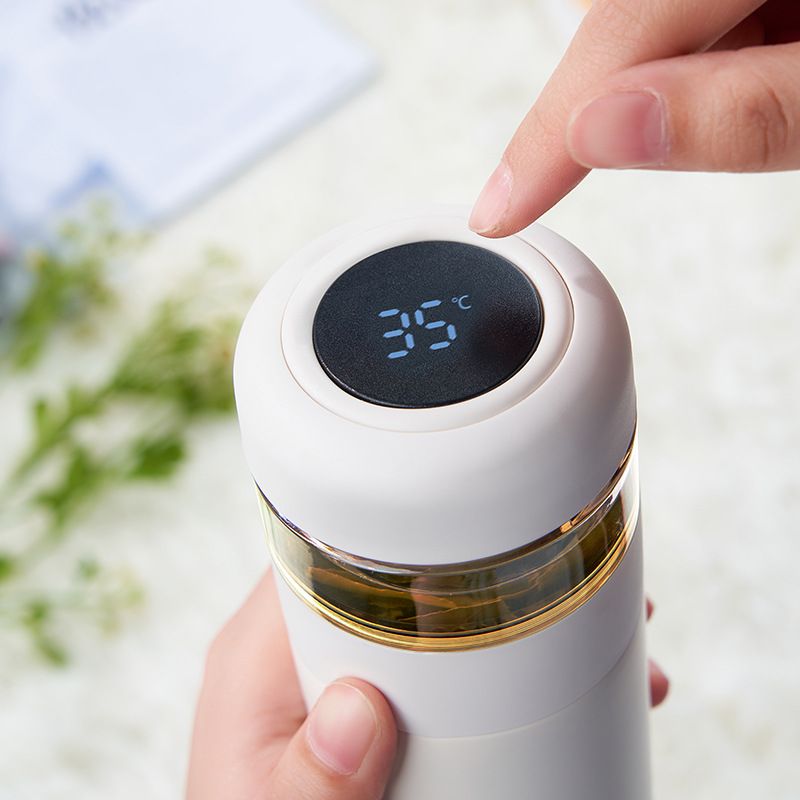 Stainless Steel (18/8Pro) LED temperature display with filter water bottle Wide 250ml ~500ml Custom-make Stainless Steel (18/8Pro) LED temperature display with filter water bottle Wide 250ml ~500ml Custom-make