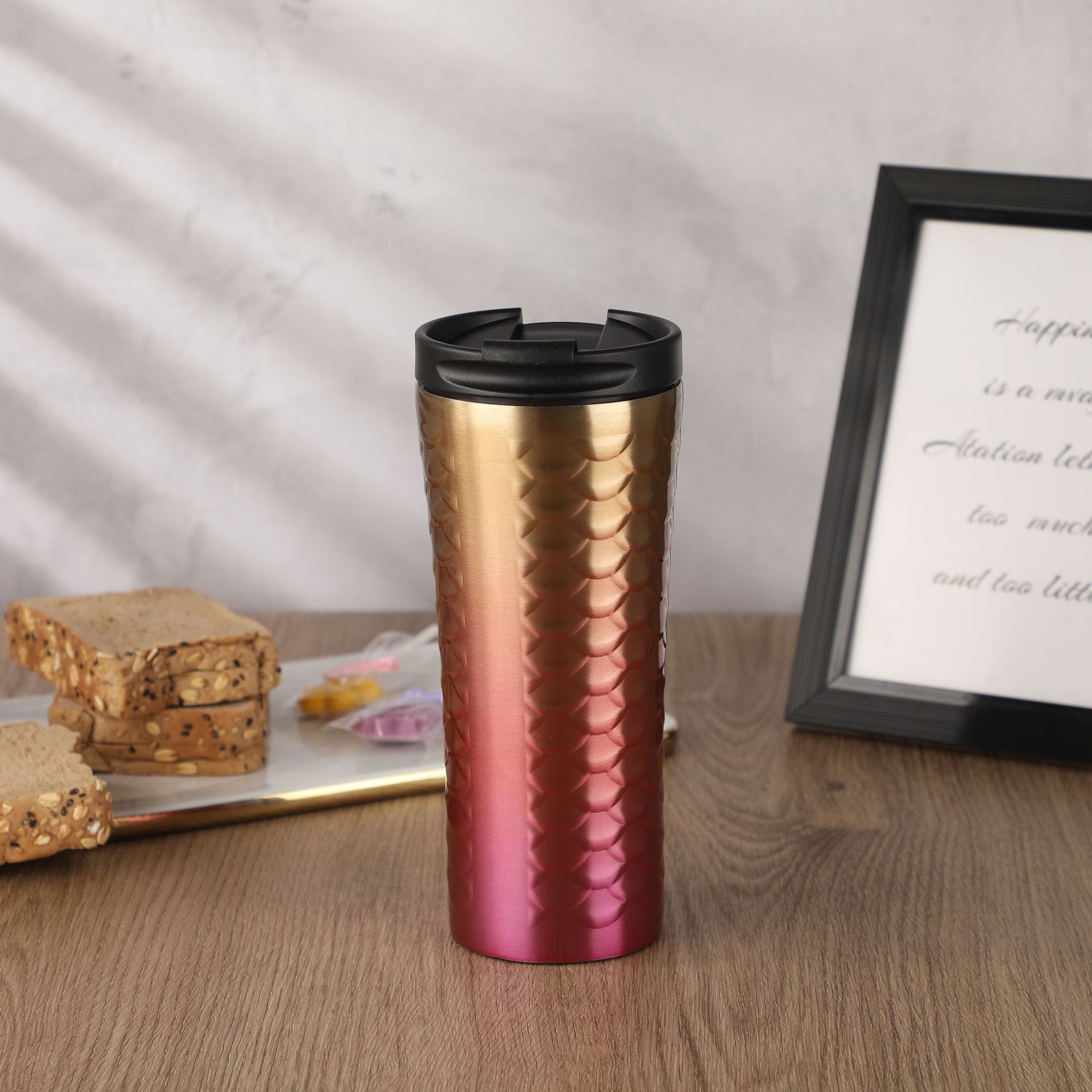 Stainless Steel (18/8Pro) 500ml tumbler with leakproof lid Wide 250ml ~500ml Carnation Stainless Steel (18/8Pro) 500ml tumbler with leakproof lid Wide 250ml ~500ml Carnation