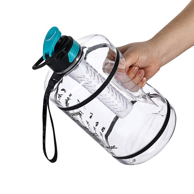 Clear big size sports bottle