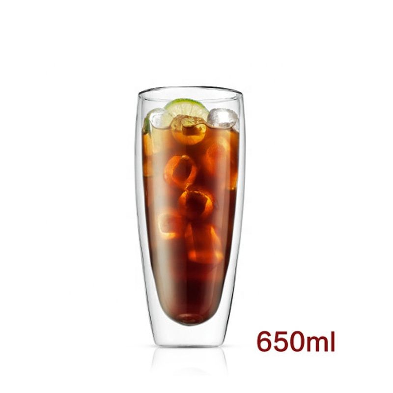bulk order double wall wide mouth glass cup for juice/drinks/wine/tea/milk Up to 250ml Clear bulk order double wall wide mouth glass cup for juice/drinks/wine/tea/milk Up to 250ml Clear