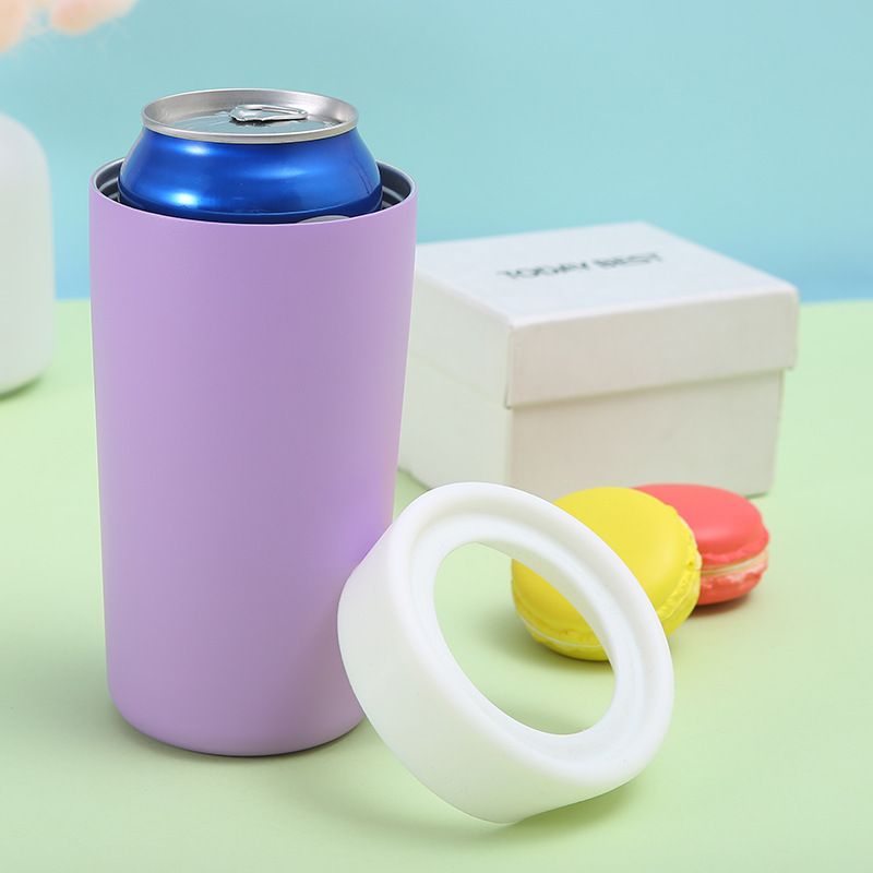 Stainless Steel (18/8Pro) Stainless steel can cooler with portable lids Wide 250ml ~500ml Laguna Stainless Steel (18/8Pro) Stainless steel can cooler with portable lids Wide 250ml ~500ml Laguna