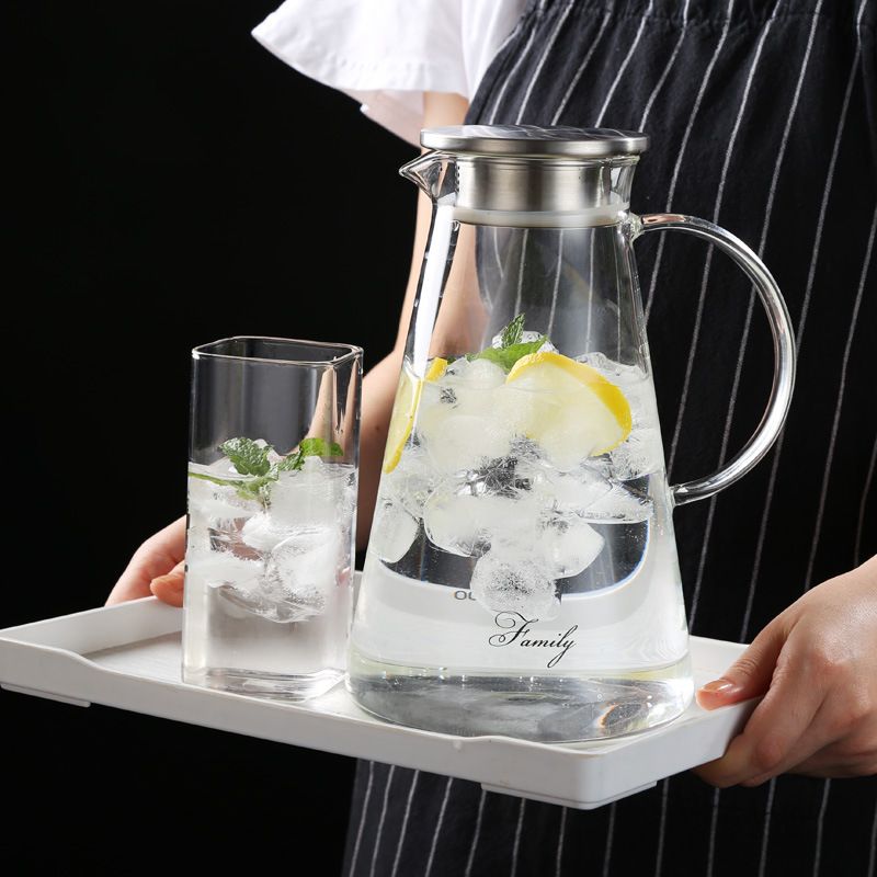 Glass Carafe pitcher for drinking and milk Glass Carafe pitcher for drinking and milk