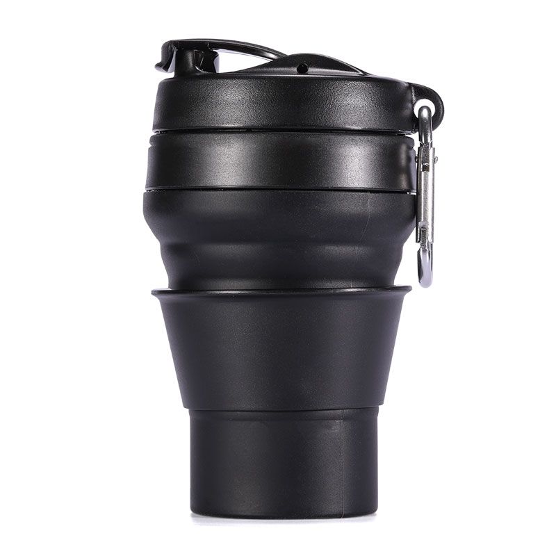 Collapsible/Fordable Portable BPA Free Leak Proof Silicone Tumbler Travel Coffee Mug With Pop Up Straw Spout Lid 250ml ~500ml White Collapsible/Fordable Portable BPA Free Leak Proof Silicone Tumbler Travel Coffee Mug With Pop Up Straw Spout Lid 250ml ~500ml White