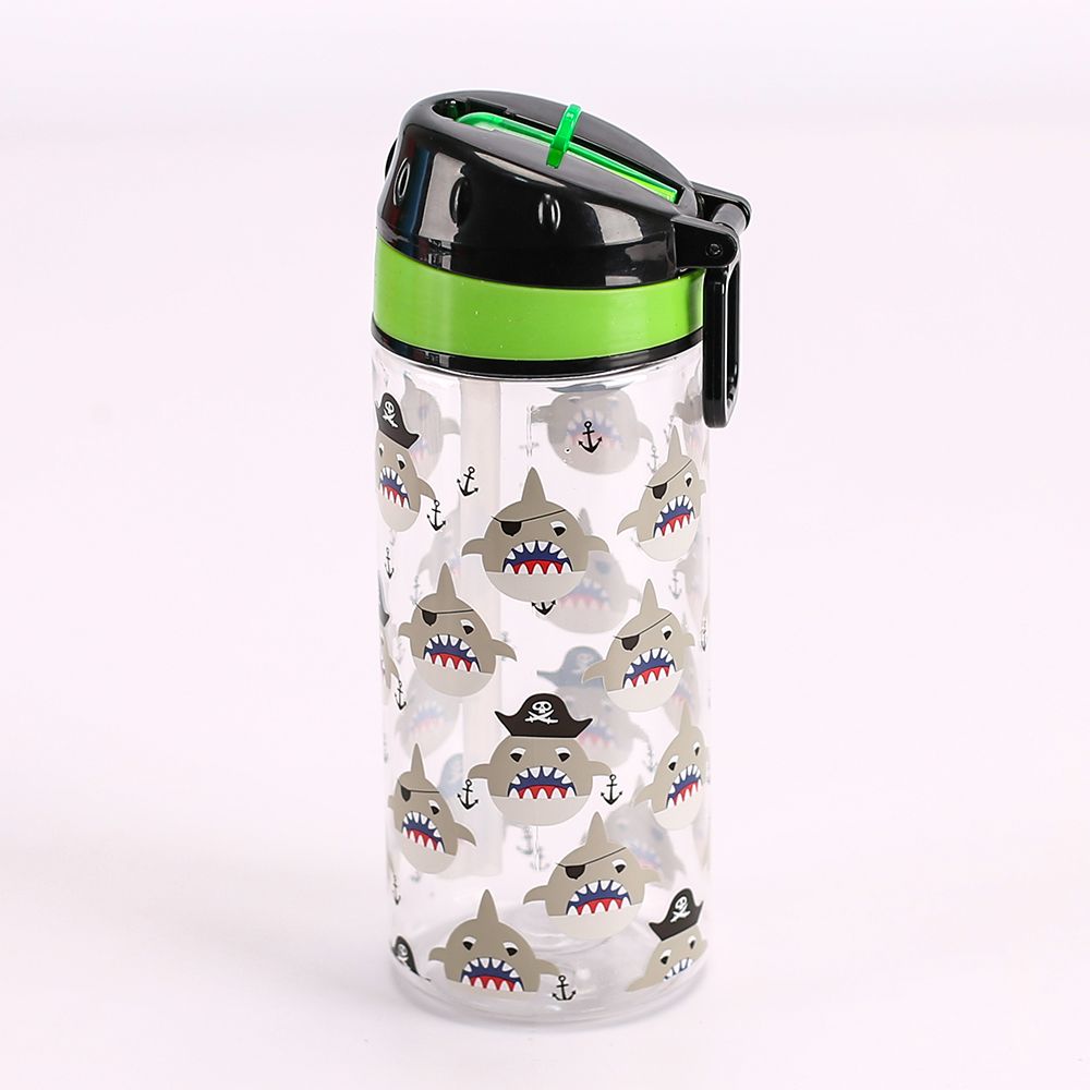 kids water bottle with holder and straw