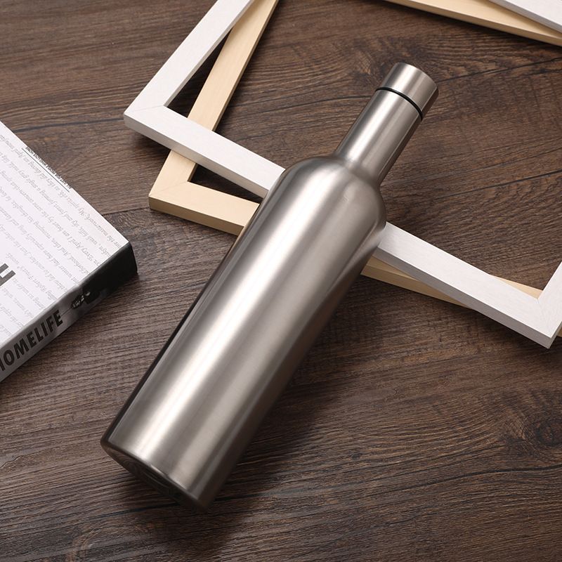 Stainless Steel (18/8Pro) Small mouth red wine bottle stainless steel Narrow 250ml ~500ml Steel