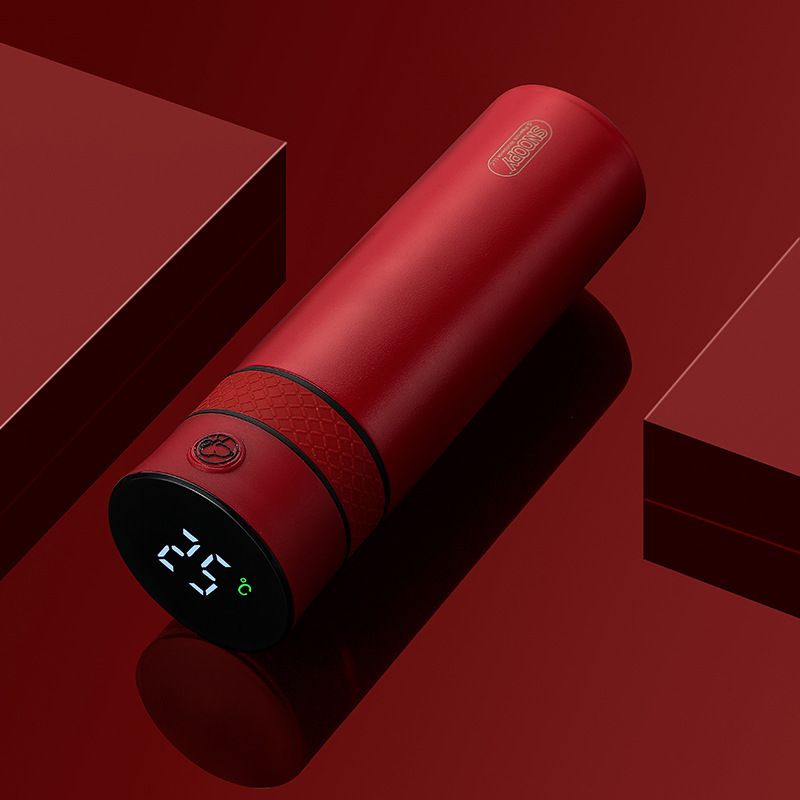 Stainless Steel (18/8Pro) Smart Sports Water Bottle with LED Temperature Display Wide 250ml ~500ml Custom-make Stainless Steel (18/8Pro) Smart Sports Water Bottle with LED Temperature Display Wide 250ml ~500ml Custom-make