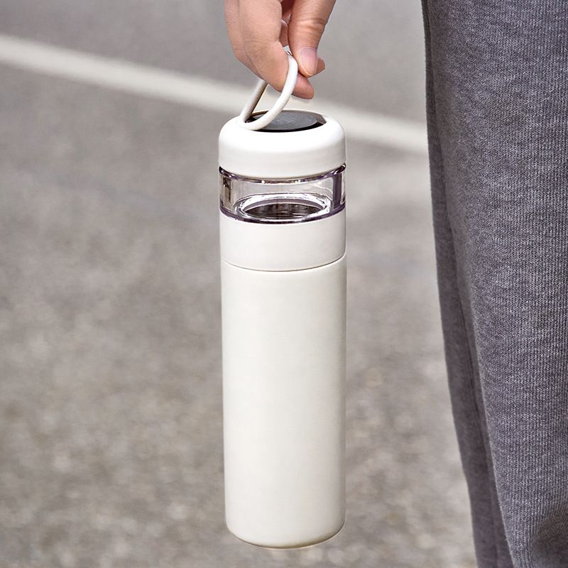 Stainless Steel (18/8Pro) LED temperature display with filter water bottle Wide 250ml ~500ml Custom-make Stainless Steel (18/8Pro) LED temperature display with filter water bottle Wide 250ml ~500ml Custom-make