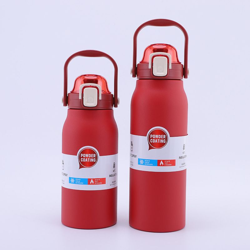 Stainless Steel (18/8Pro) Outdoor Double Wall Vacuum Insulated Water Bottle with top flip lid Wide 1000ml ~ 2000ml White Stainless Steel (18/8Pro) Outdoor Double Wall Vacuum Insulated Water Bottle with top flip lid Wide 1000ml ~ 2000ml White