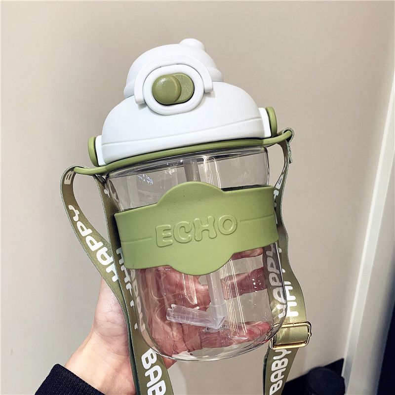 snap cap cute plastic student water bottle snap cap cute plastic student water bottle