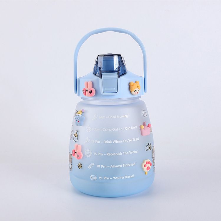 Big Belly  Water Bottle with Straw Straps Big Belly  Water Bottle with Straw Straps