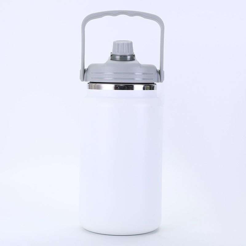 Edelstahl (18/8pro) 2024 Neuankömmlinge 4000 ml Outdoor Sport übergroße Wasserflasche SS304 Wide 2000ml & über Olive