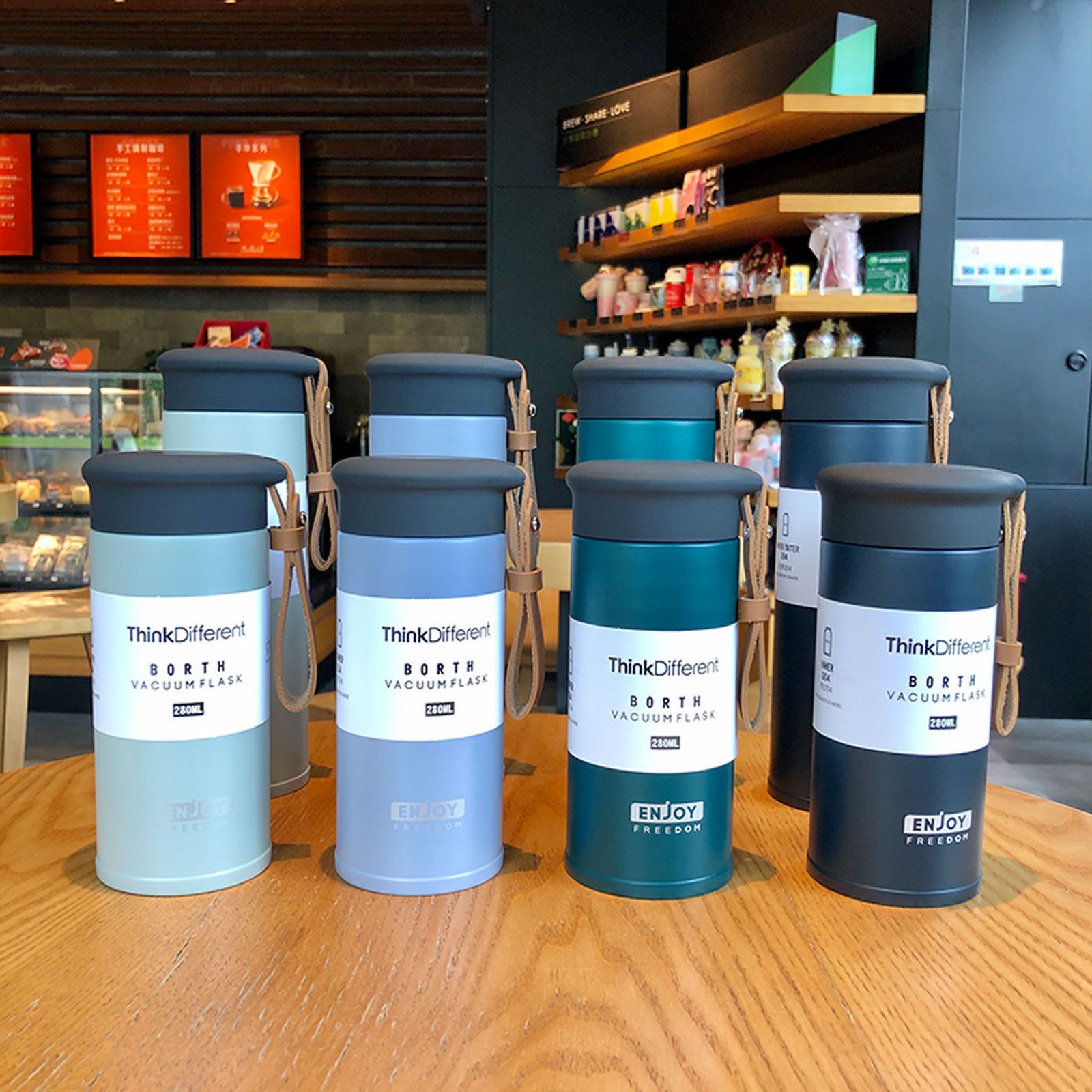 Stainless Steel (18/8Pro) THERMALOCK Vacuum Insulated Stainless Steel Water Bottle Wide 250ml ~500ml White Stainless Steel (18/8Pro) THERMALOCK Vacuum Insulated Stainless Steel Water Bottle Wide 250ml ~500ml White