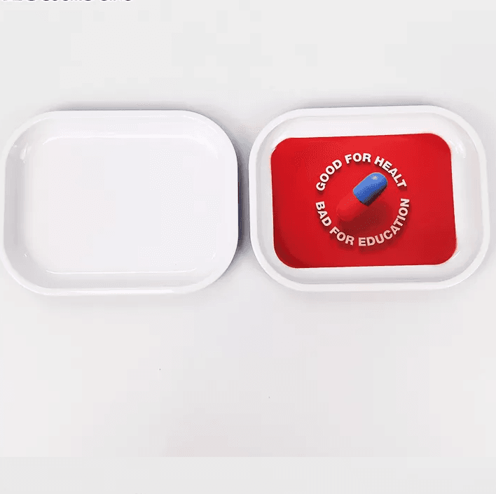 Sublimation blank rolling tray White