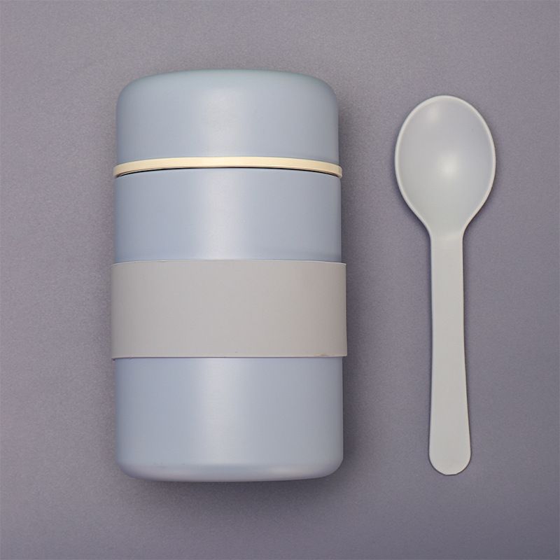 wholesale portable outdoor stainless steel insulated flask food/soup lunch jar 250ml ~500ml White